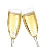 champagne glasses